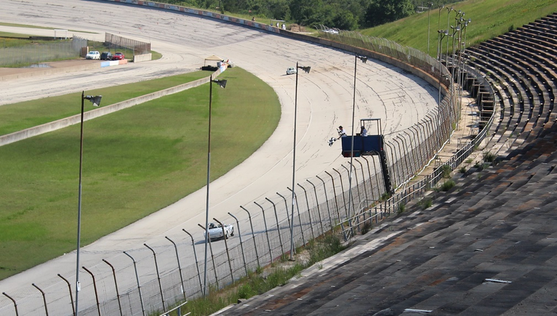Robert getting the final checker of the final SCCA race of the final SCCA race weekend at TWS.